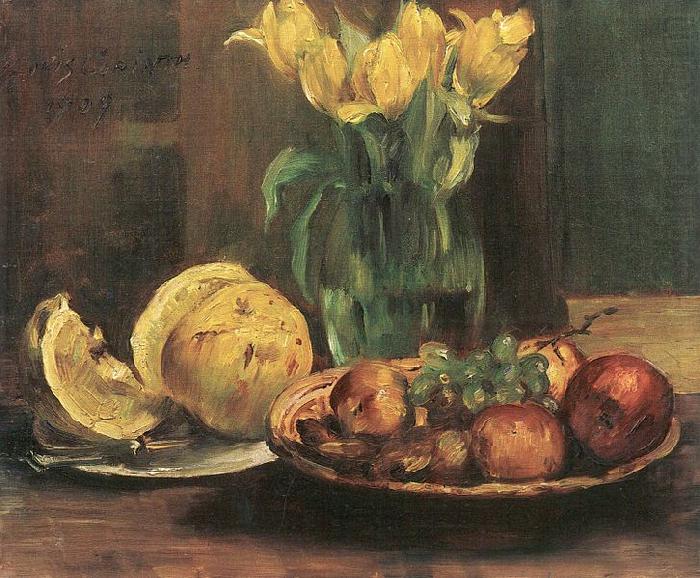 Stillleben mit gelben Tulpen, Lovis Corinth